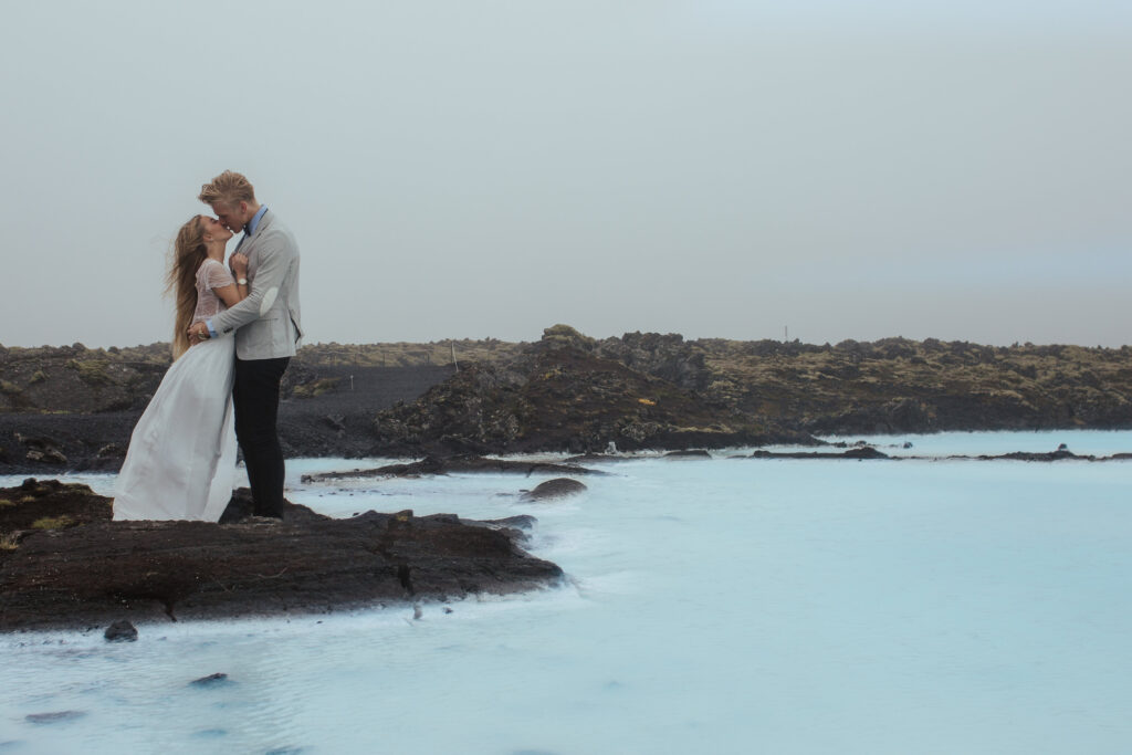 Hochzeit auf Island an der blauen Lagune